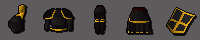 Black Gold Trimmed Armor