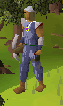 Full Blue Dragon Leather Outfit