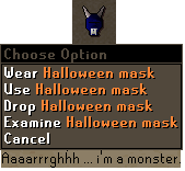 Hallowe'en mask