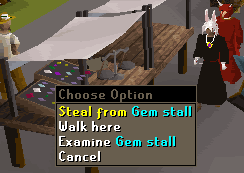 Stealing from stalls