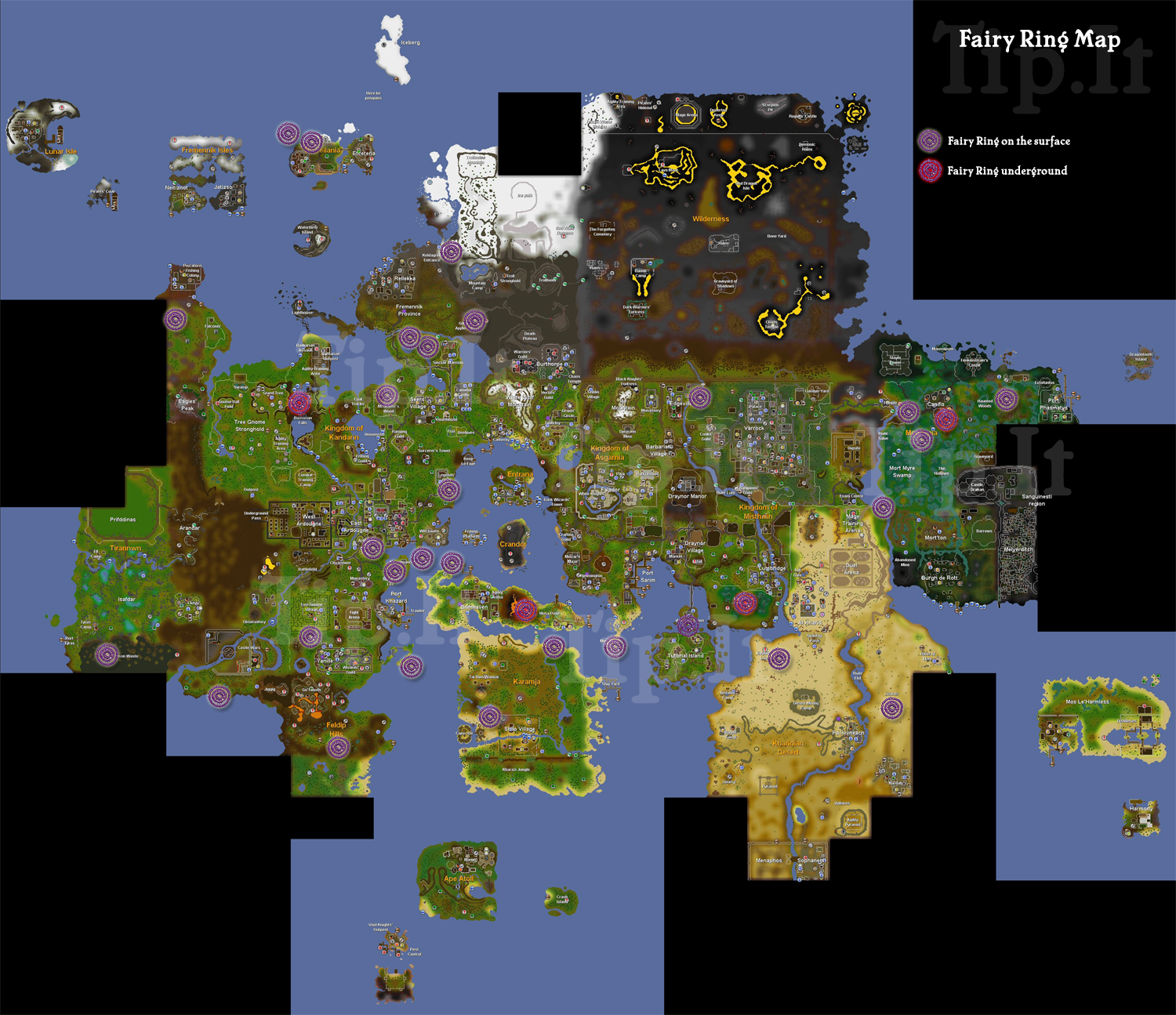 Fairy Rings Map