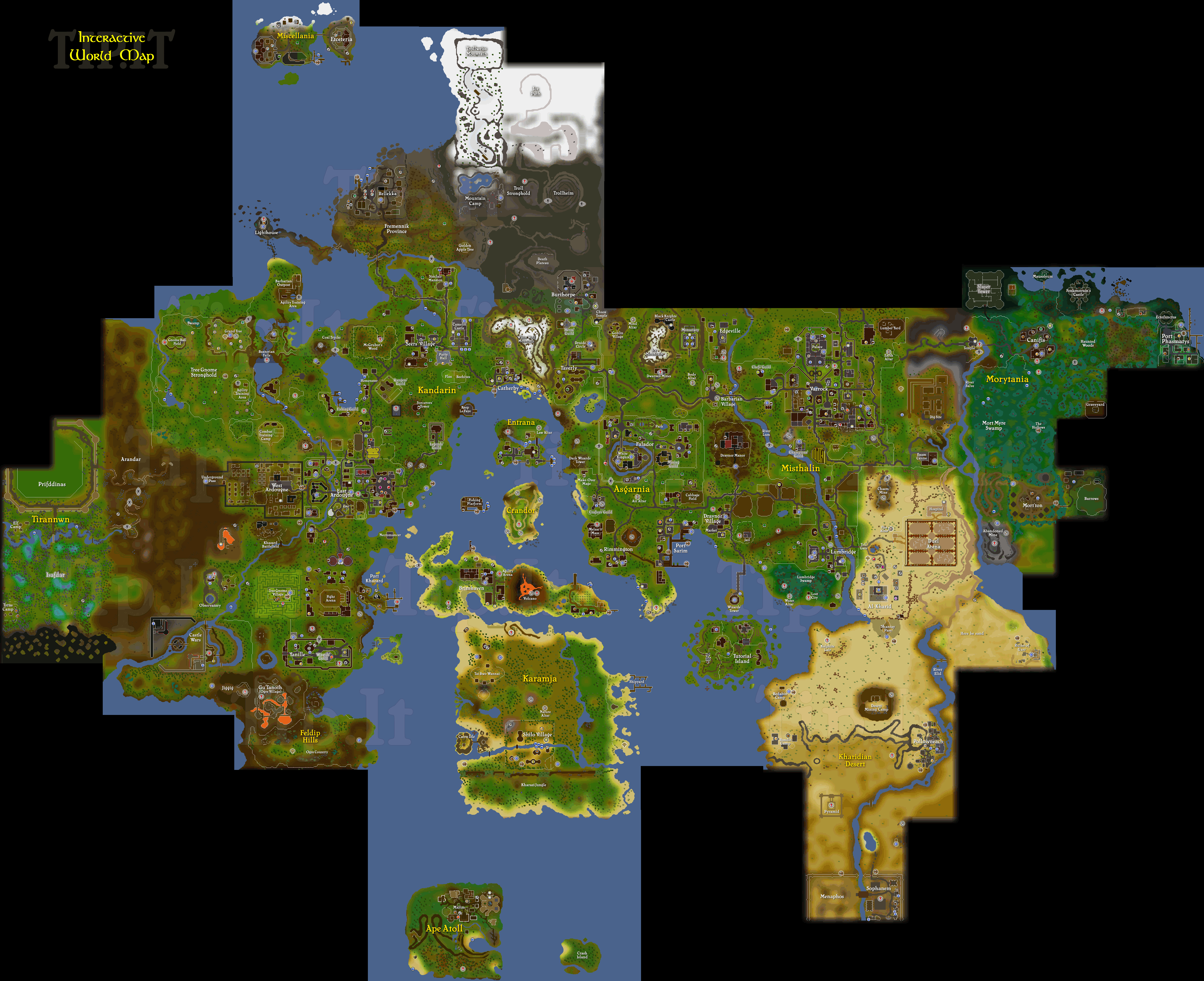 Osrs. Citadel of Trials карта.